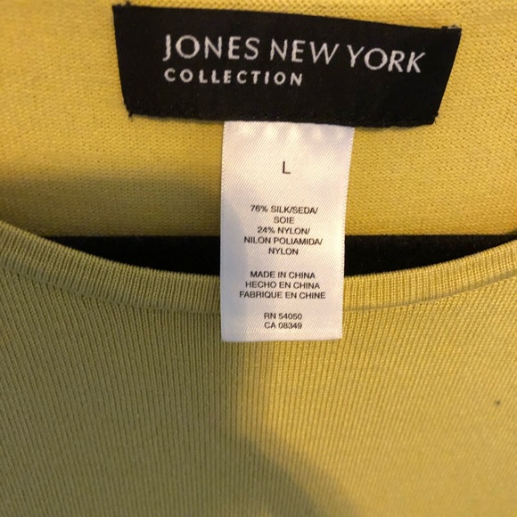 Jones New York Silk Blend Top - Picture 3 of 3